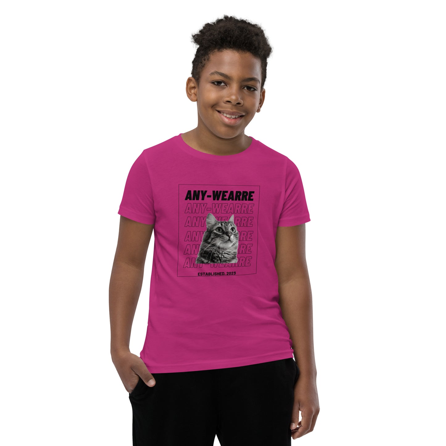 Cat Youth Short Sleeve T-Shirt