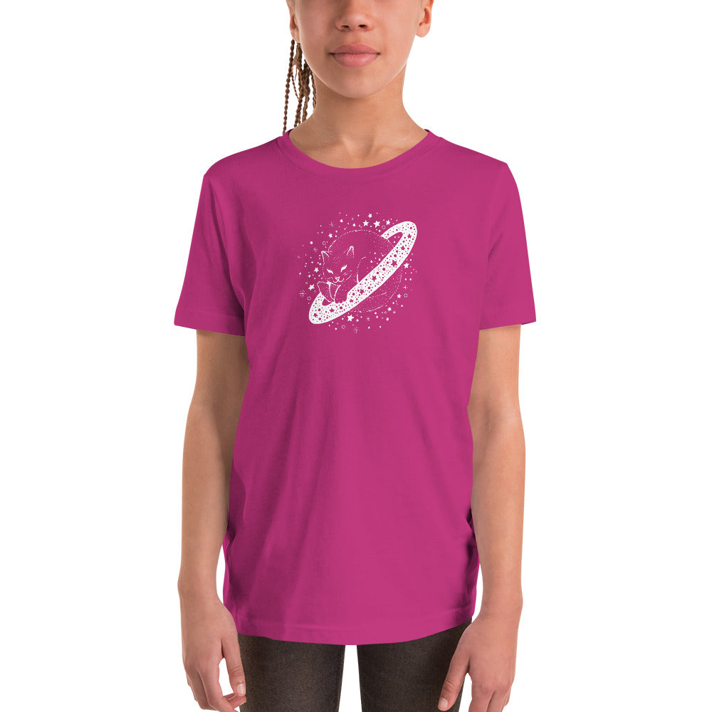 Galaxy Cat Youth Short Sleeve T-Shirt