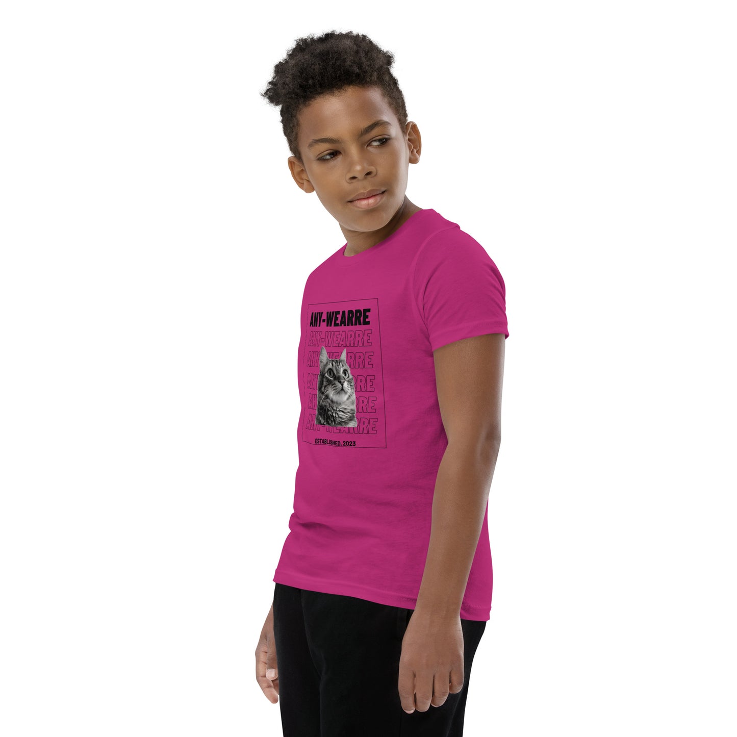 Cat Youth Short Sleeve T-Shirt