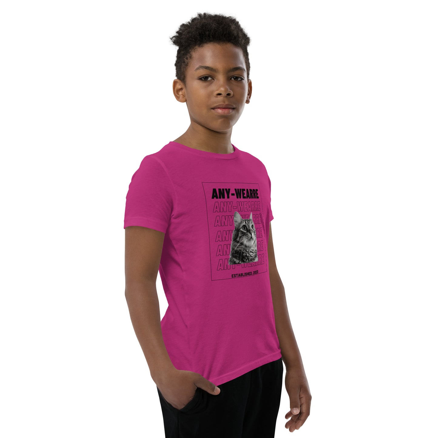 Cat Youth Short Sleeve T-Shirt