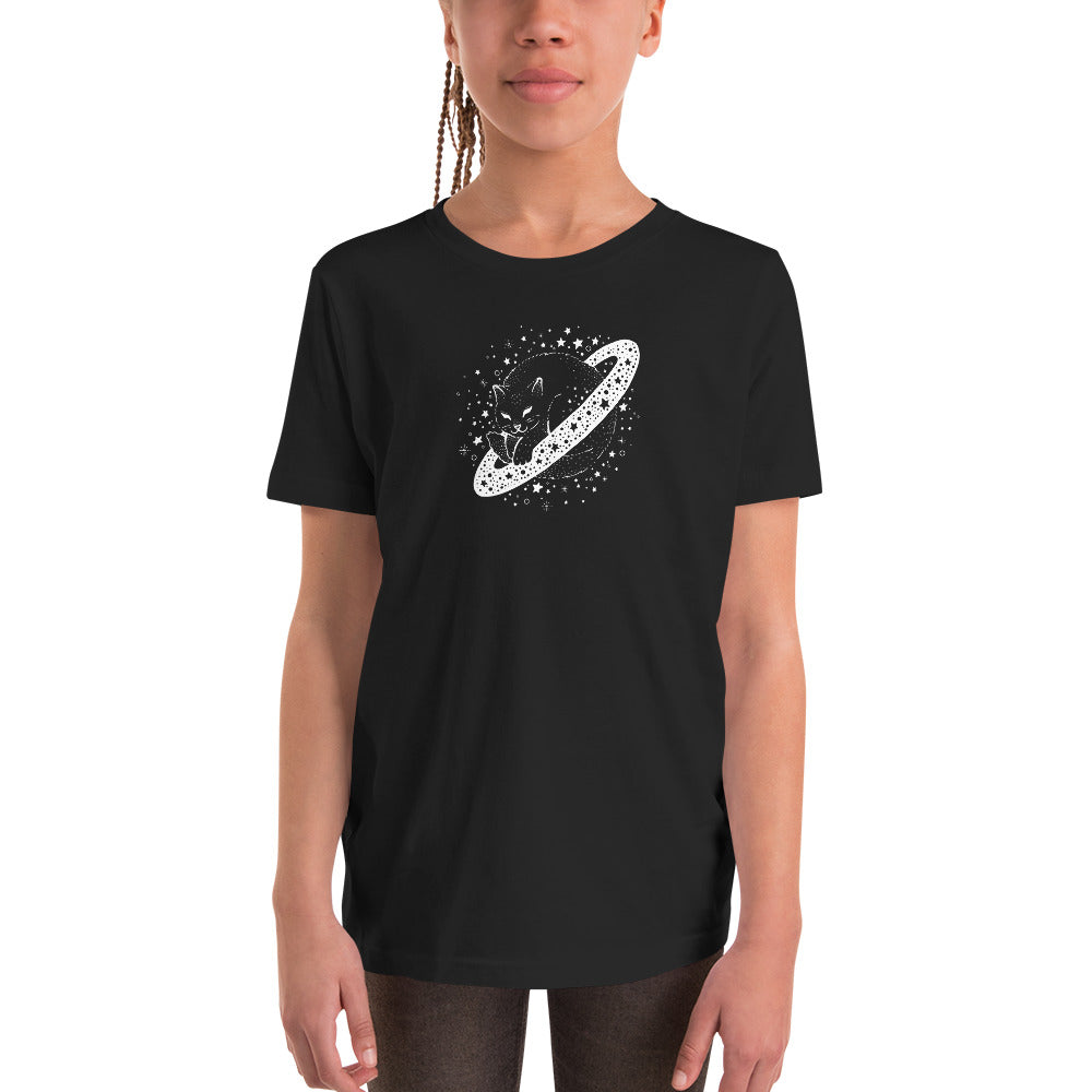 Galaxy Cat Youth Short Sleeve T-Shirt