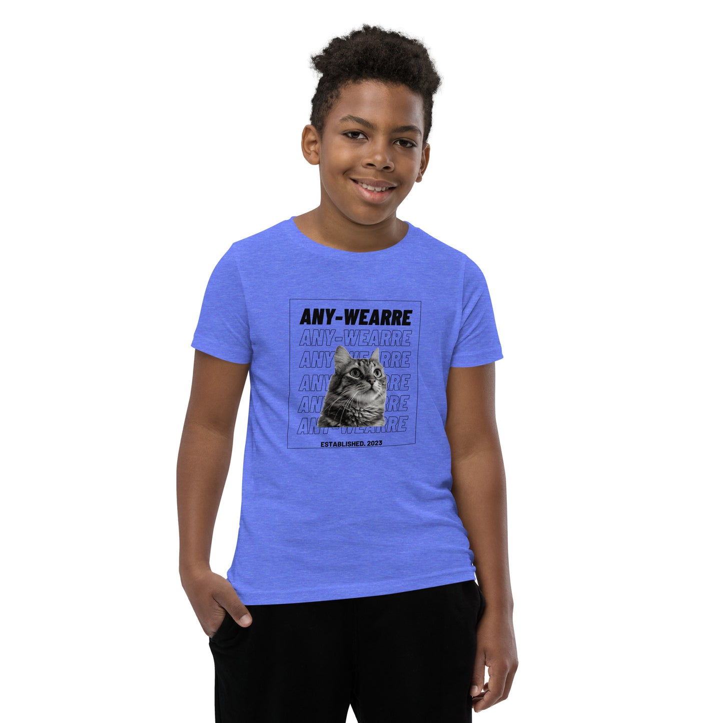 Cat Youth Short Sleeve T-Shirt