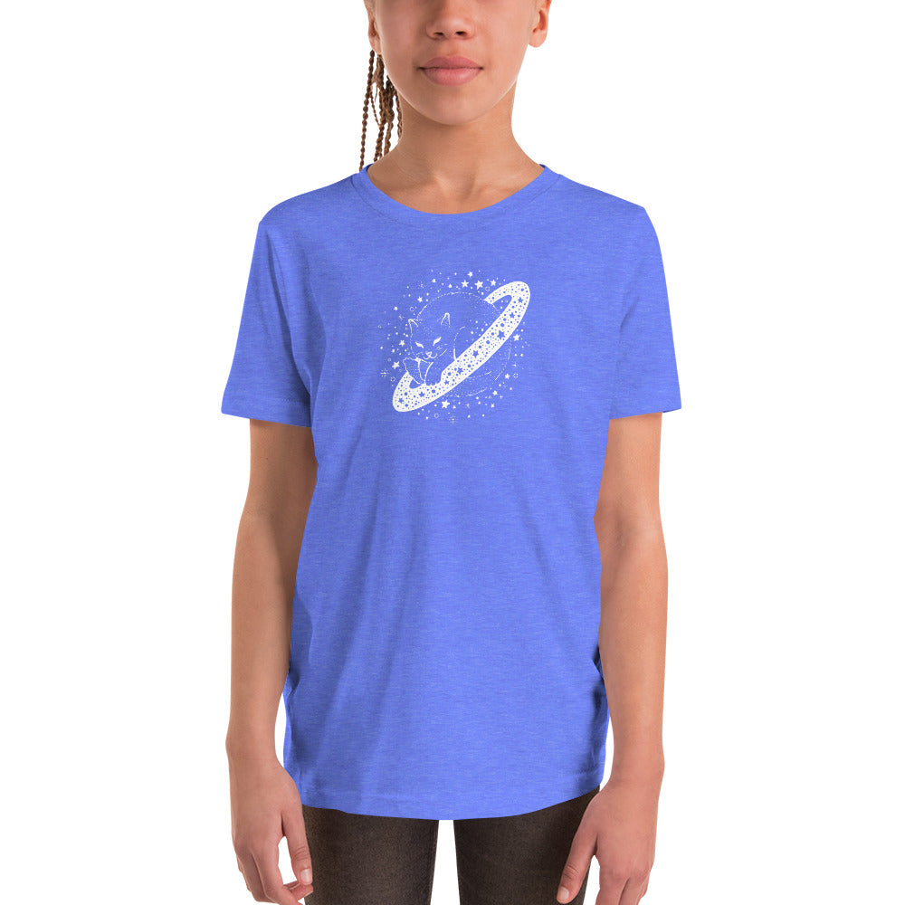 Galaxy Cat Youth Short Sleeve T-Shirt