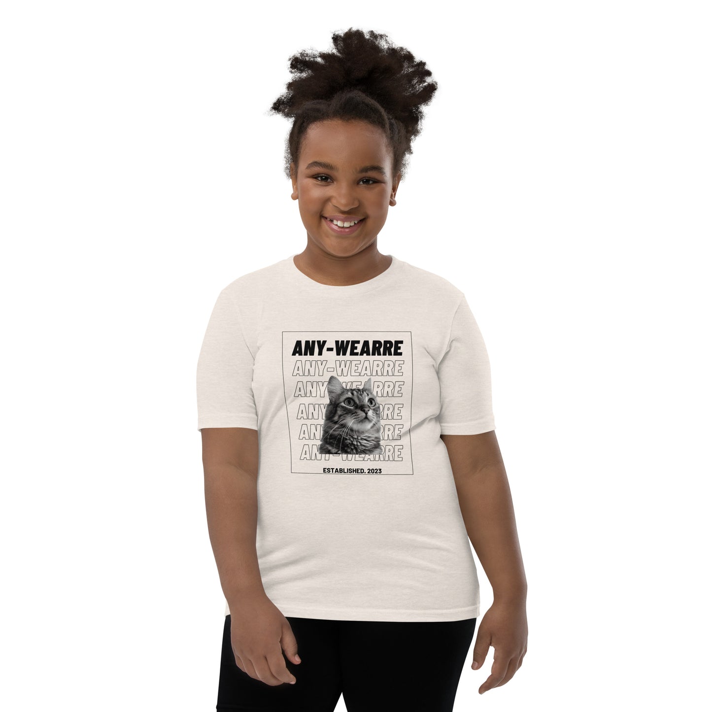 Cat Youth Short Sleeve T-Shirt