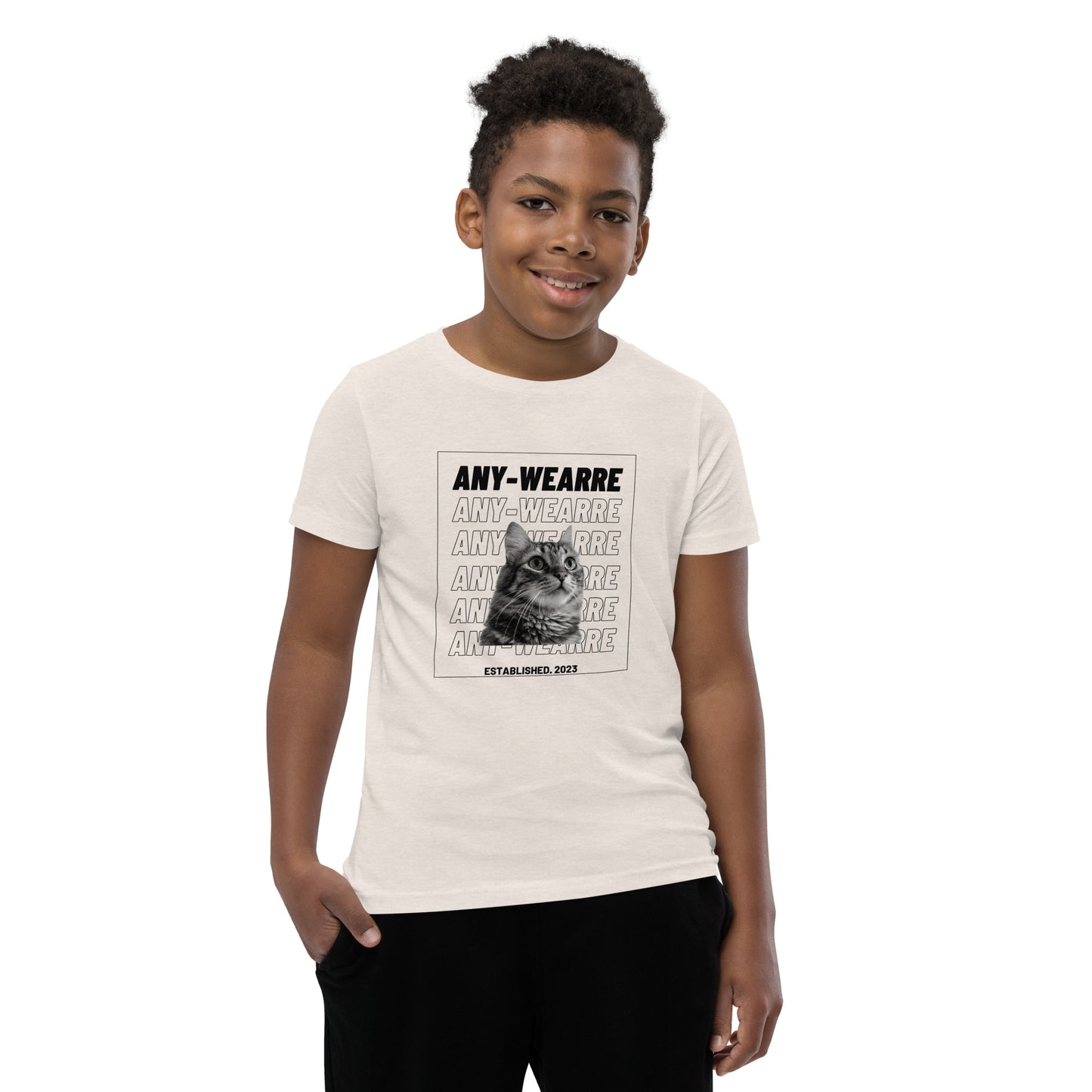 Cat Youth Short Sleeve T-Shirt
