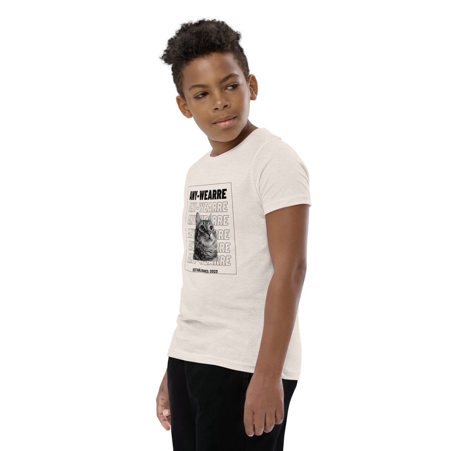 Cat Youth Short Sleeve T-Shirt