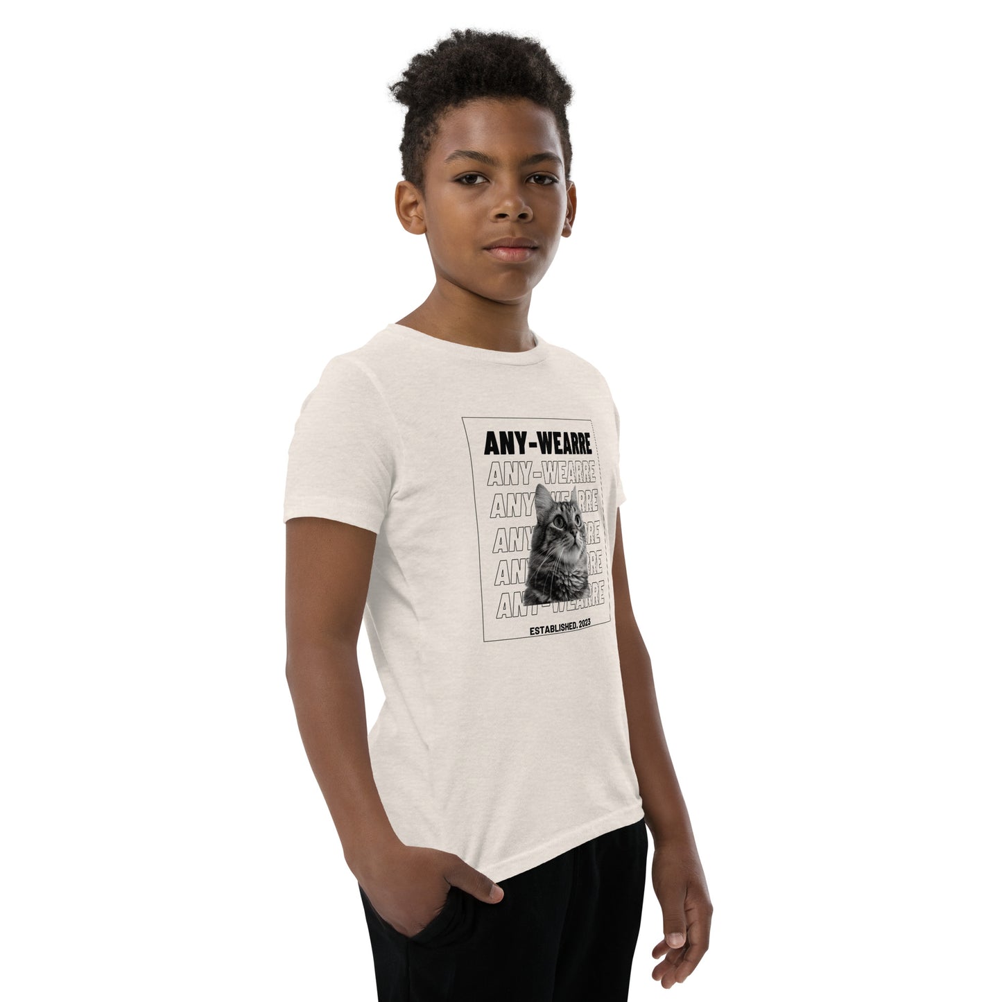 Cat Youth Short Sleeve T-Shirt