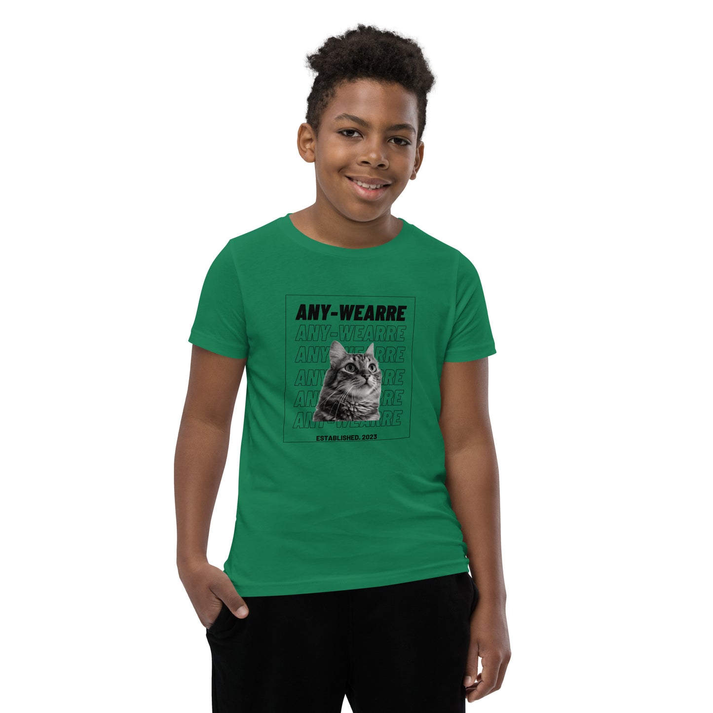 Cat Youth Short Sleeve T-Shirt