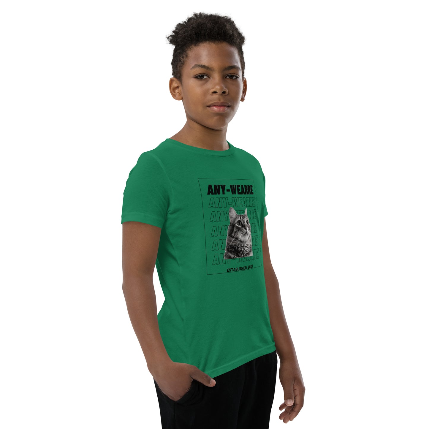 Cat Youth Short Sleeve T-Shirt