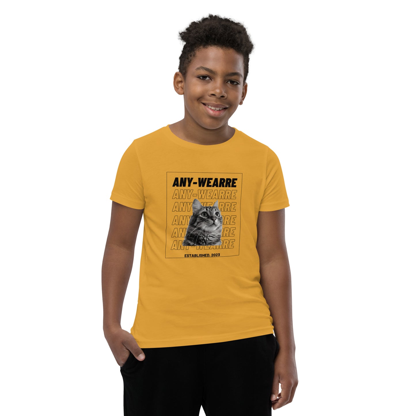 Cat Youth Short Sleeve T-Shirt