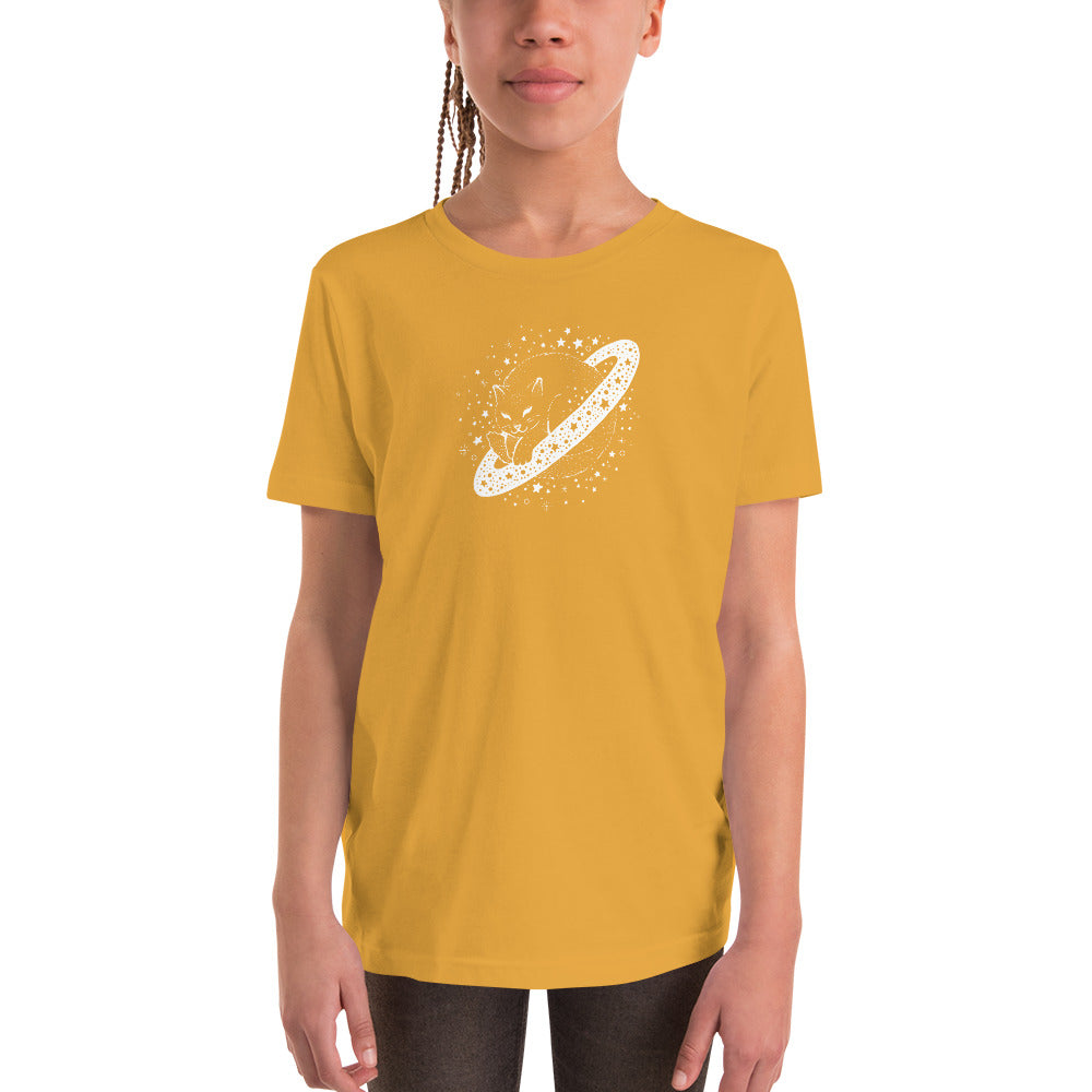 Galaxy Cat Youth Short Sleeve T-Shirt
