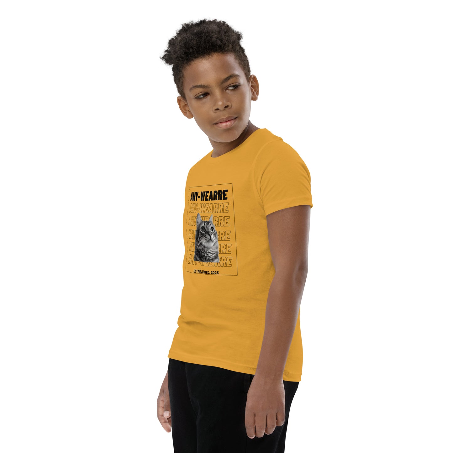Cat Youth Short Sleeve T-Shirt