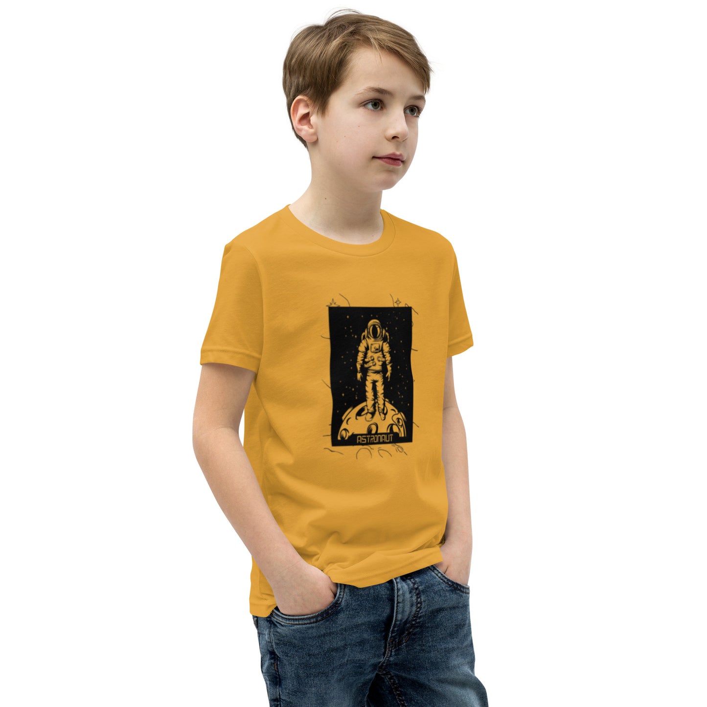 Astronaut Youth Short Sleeve T-Shirt
