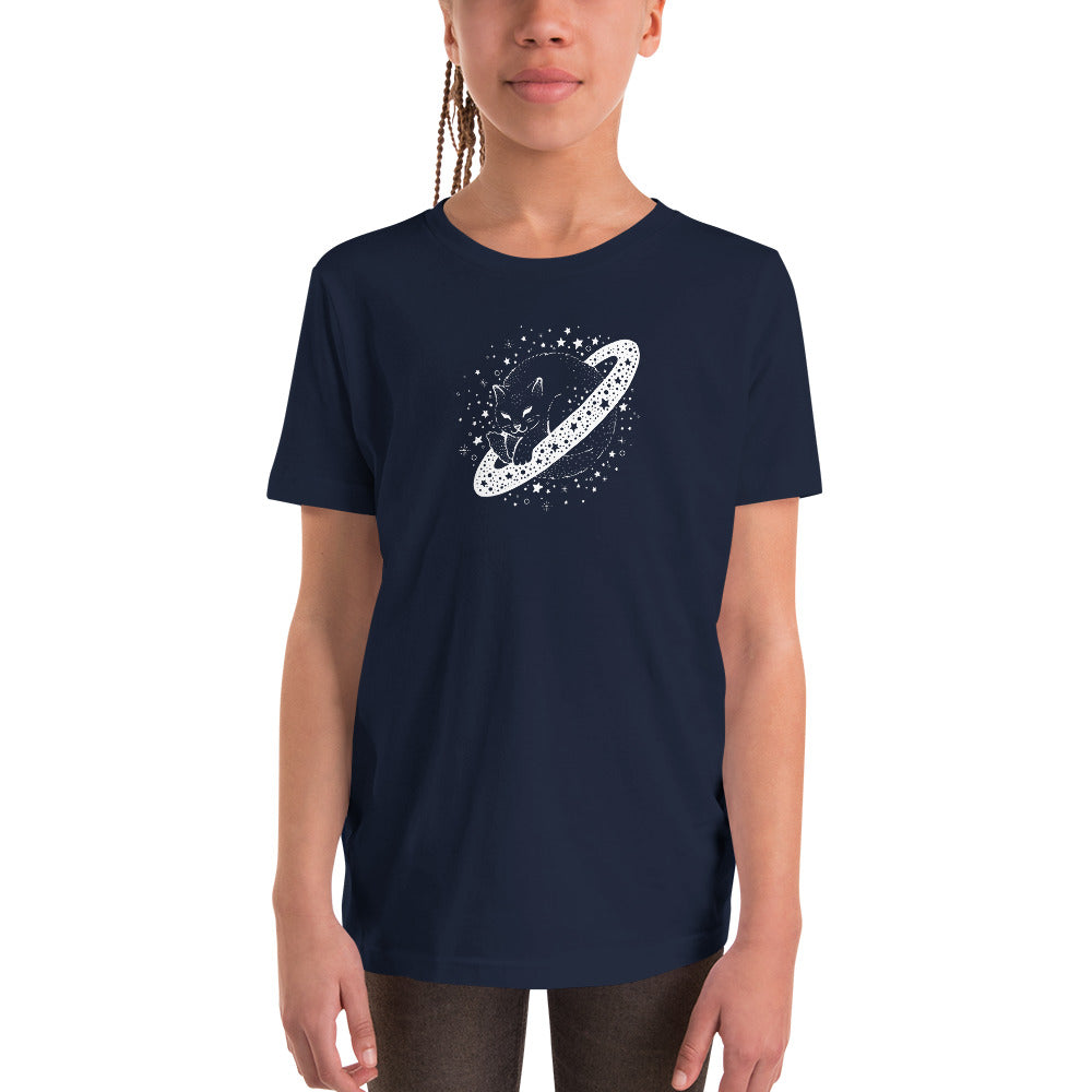 Galaxy Cat Youth Short Sleeve T-Shirt