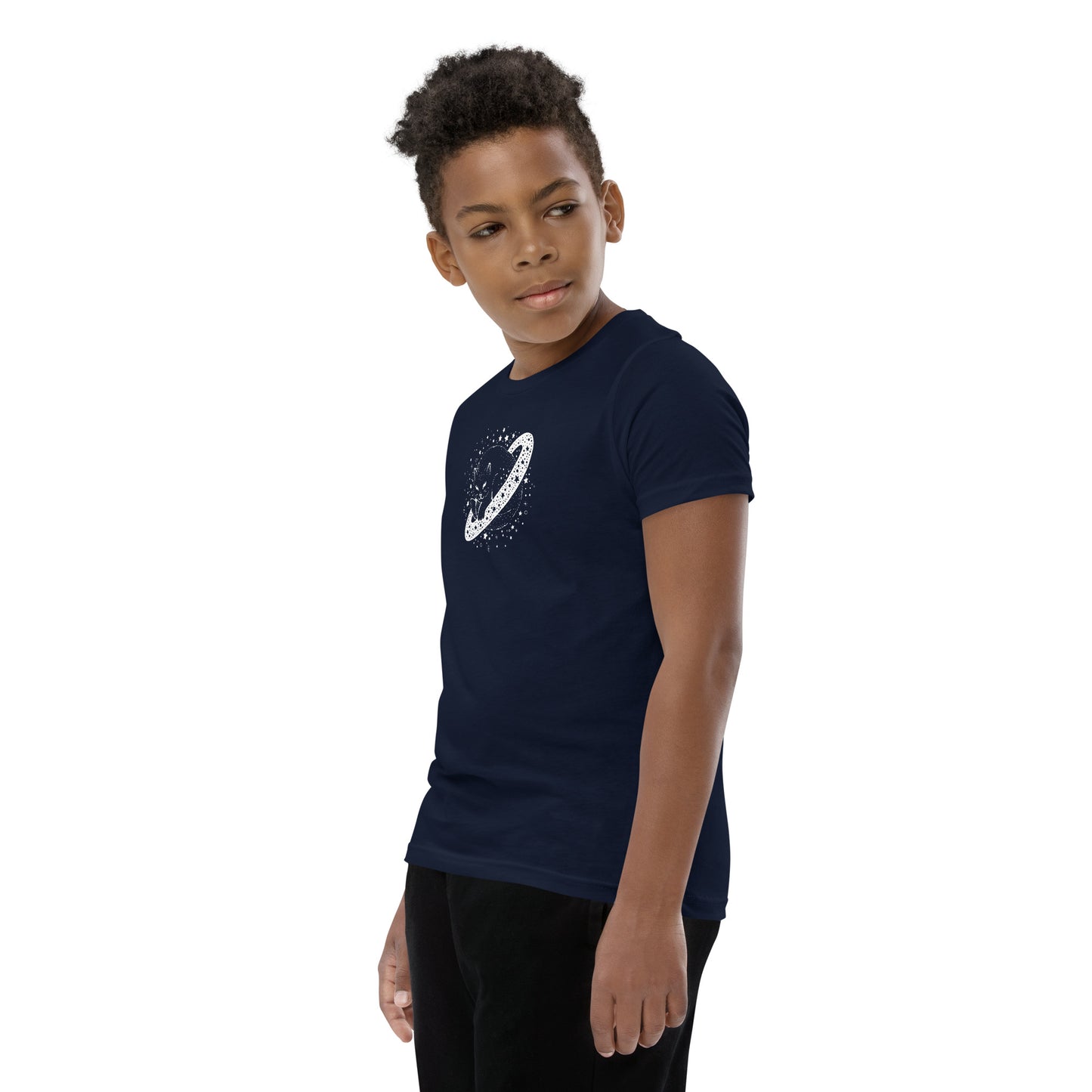Galaxy Cat Youth Short Sleeve T-Shirt