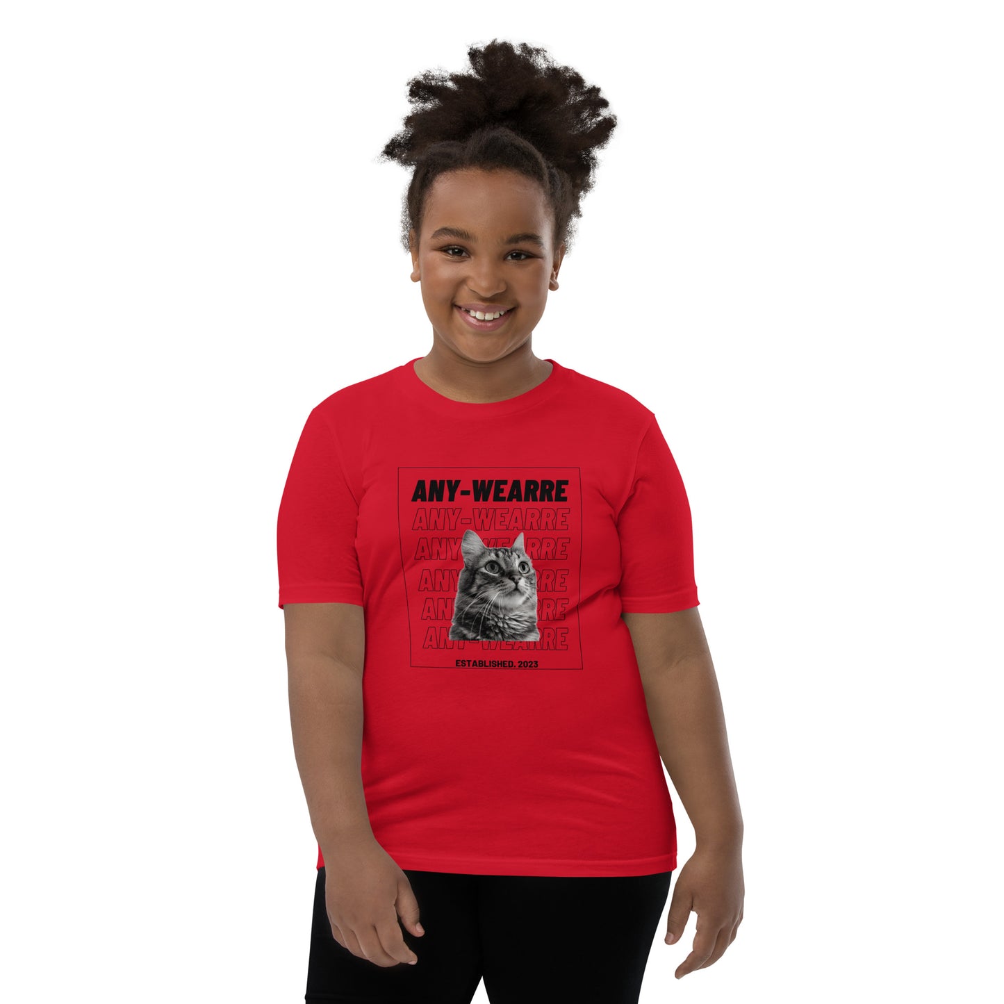 Cat Youth Short Sleeve T-Shirt