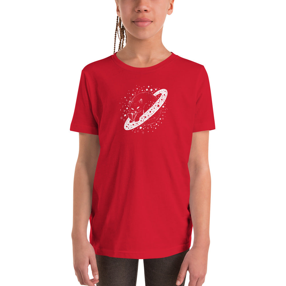 Galaxy Cat Youth Short Sleeve T-Shirt