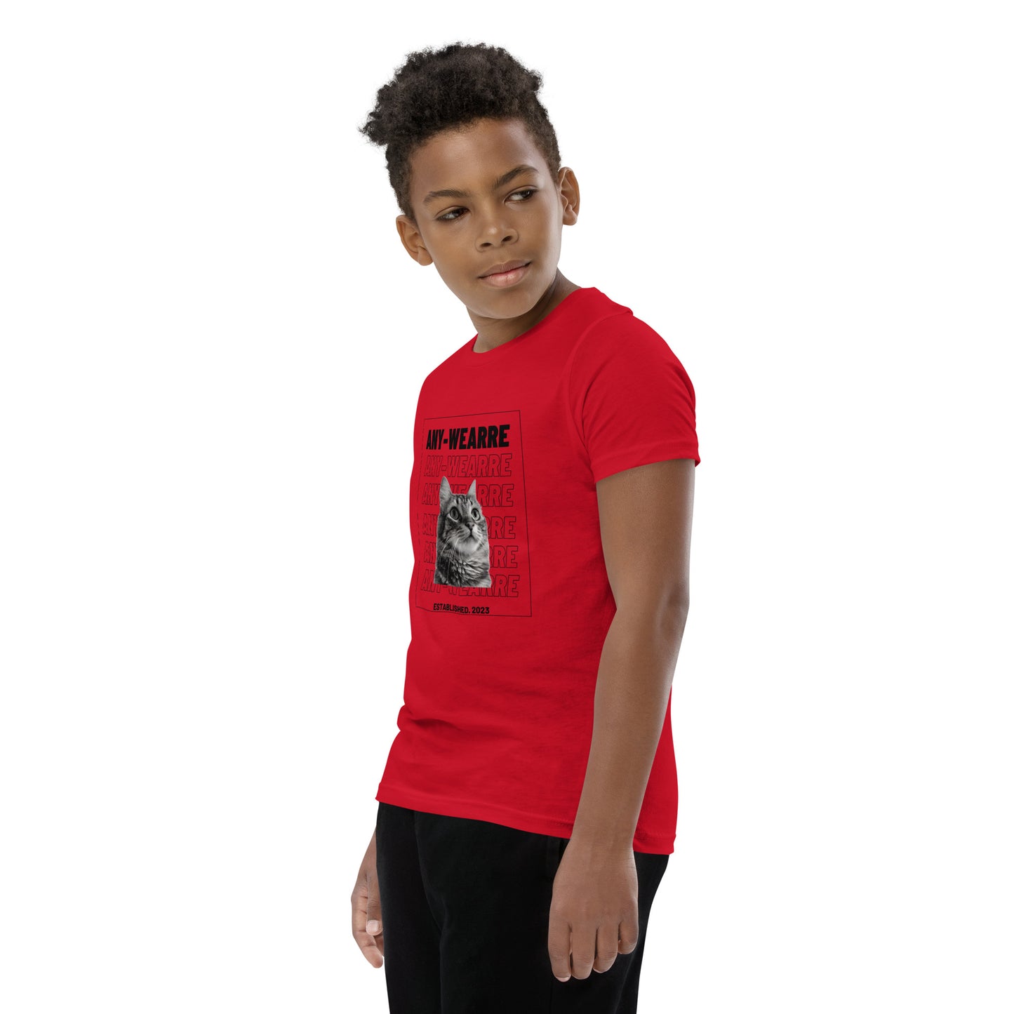 Cat Youth Short Sleeve T-Shirt