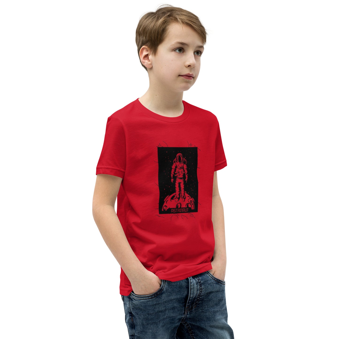 Astronaut Youth Short Sleeve T-Shirt