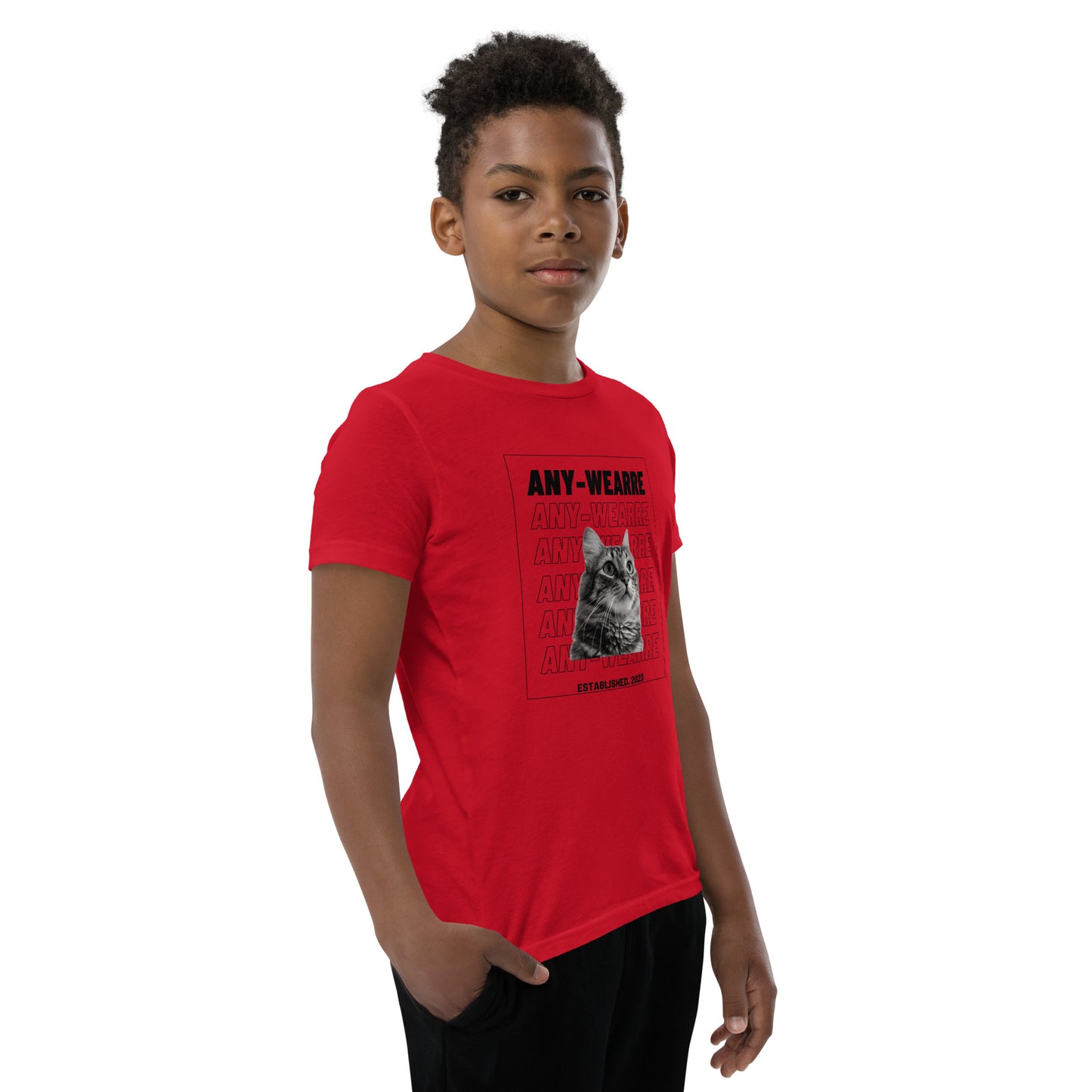 Cat Youth Short Sleeve T-Shirt