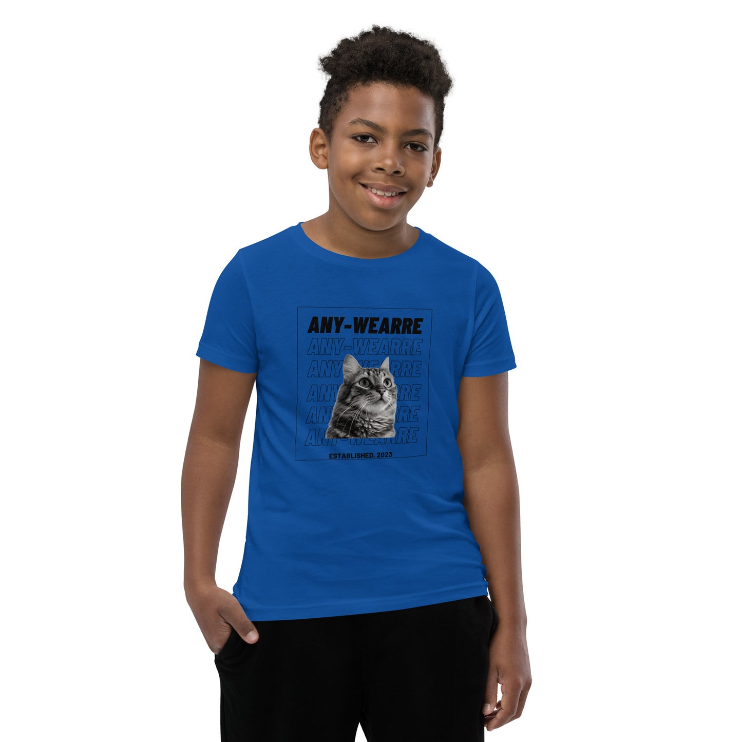 Cat Youth Short Sleeve T-Shirt