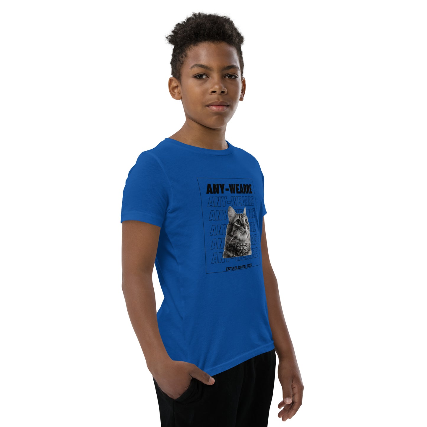 Cat Youth Short Sleeve T-Shirt