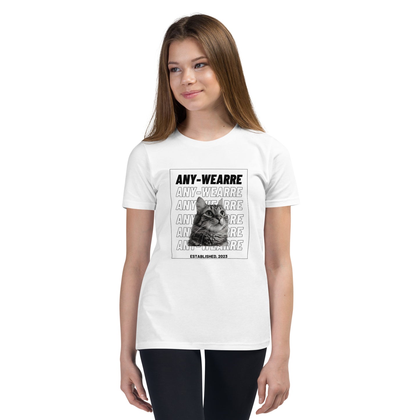 Cat Youth Short Sleeve T-Shirt