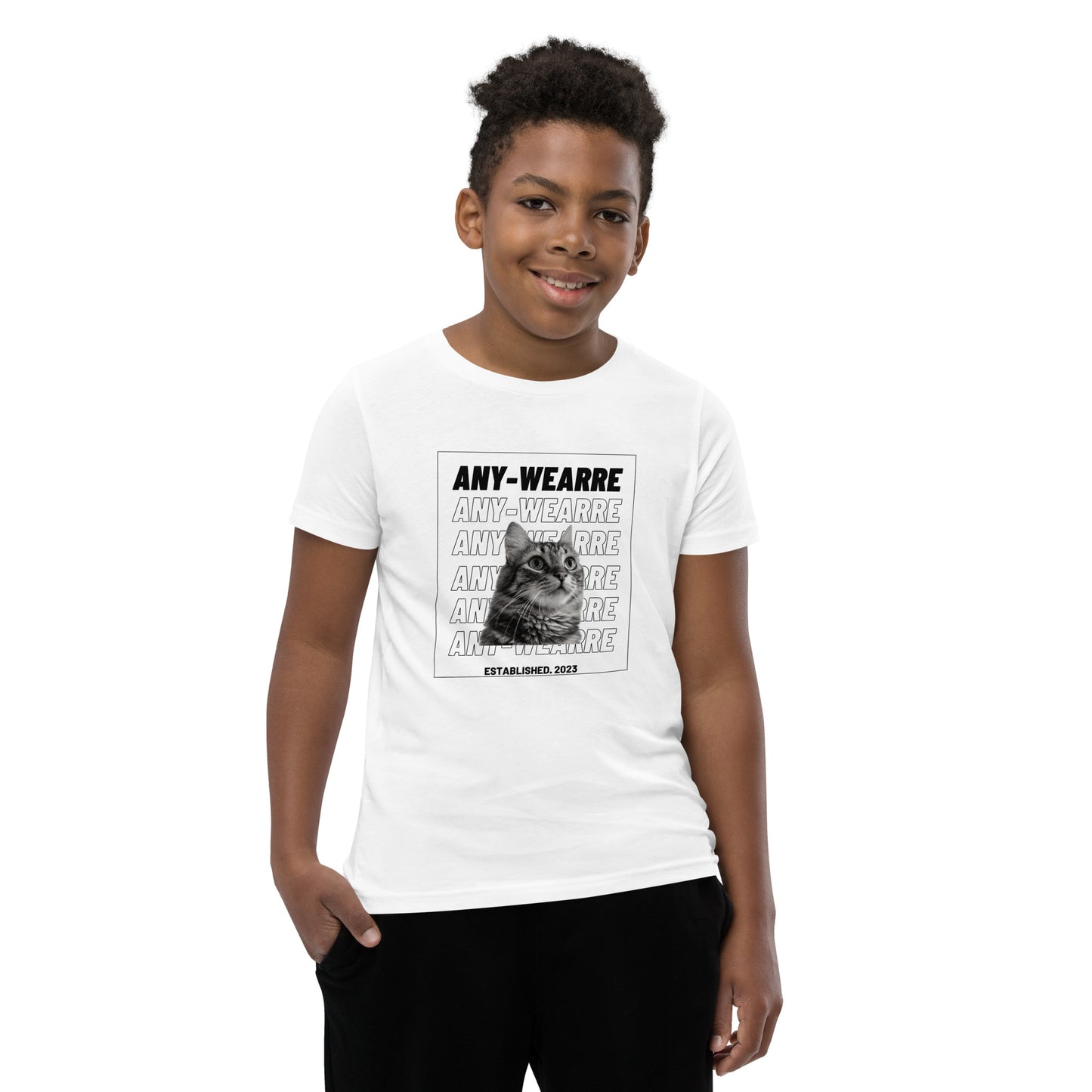 Cat Youth Short Sleeve T-Shirt