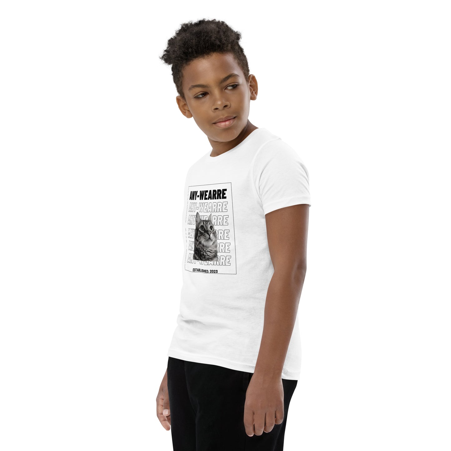 Cat Youth Short Sleeve T-Shirt