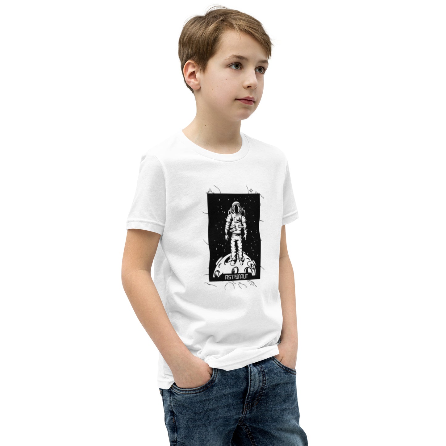 Astronaut Youth Short Sleeve T-Shirt