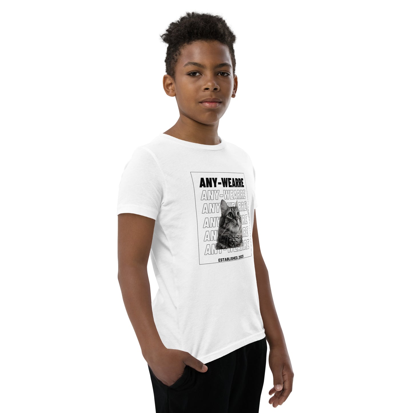 Cat Youth Short Sleeve T-Shirt