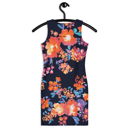 Flowers Bodycon dress