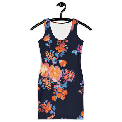 Flowers Bodycon dress