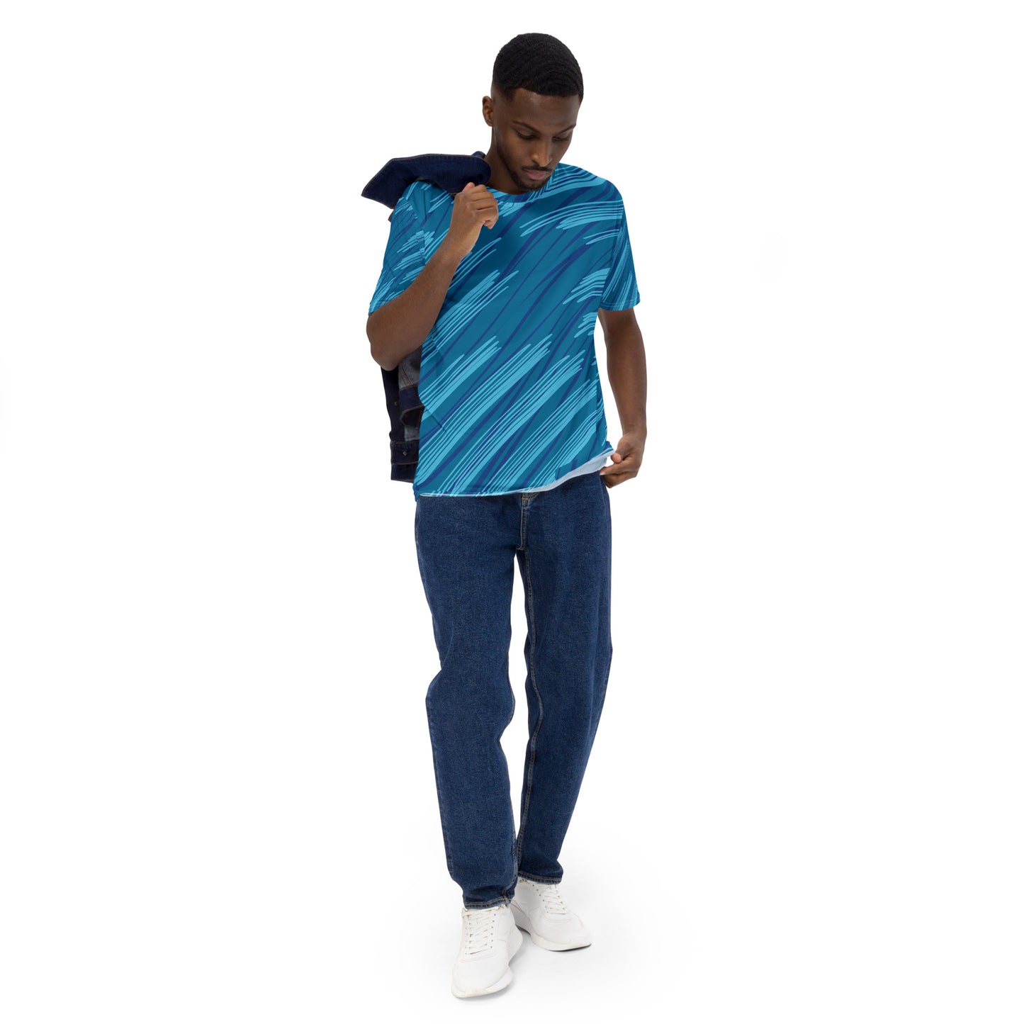 Blue Feathers Men's t-shirt