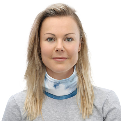 Tie-Dye-Blue Neck Gaiter