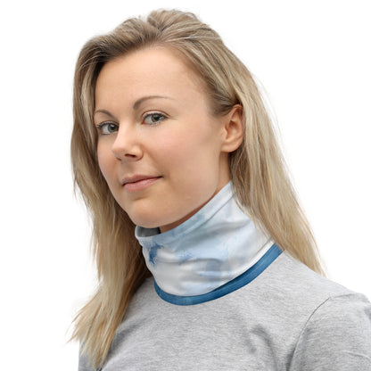 Tie-Dye-Blue Neck Gaiter