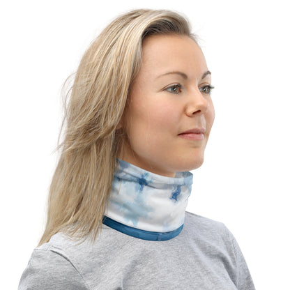 Tie-Dye-Blue Neck Gaiter