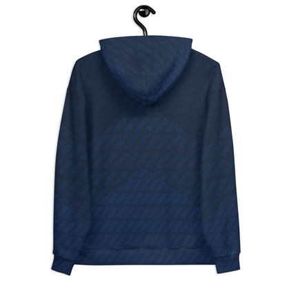 Blue Dash Unisex Hoodie