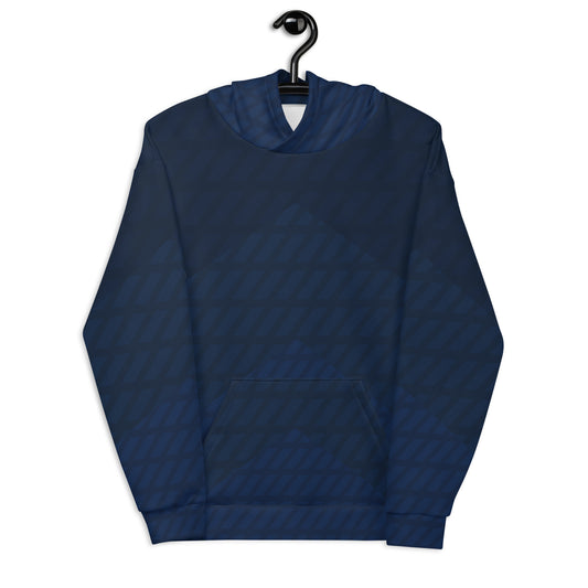 Blue Dash Unisex Hoodie