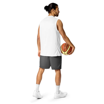 Grey Unisex mesh shorts