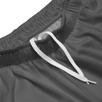 Grey Unisex mesh shorts