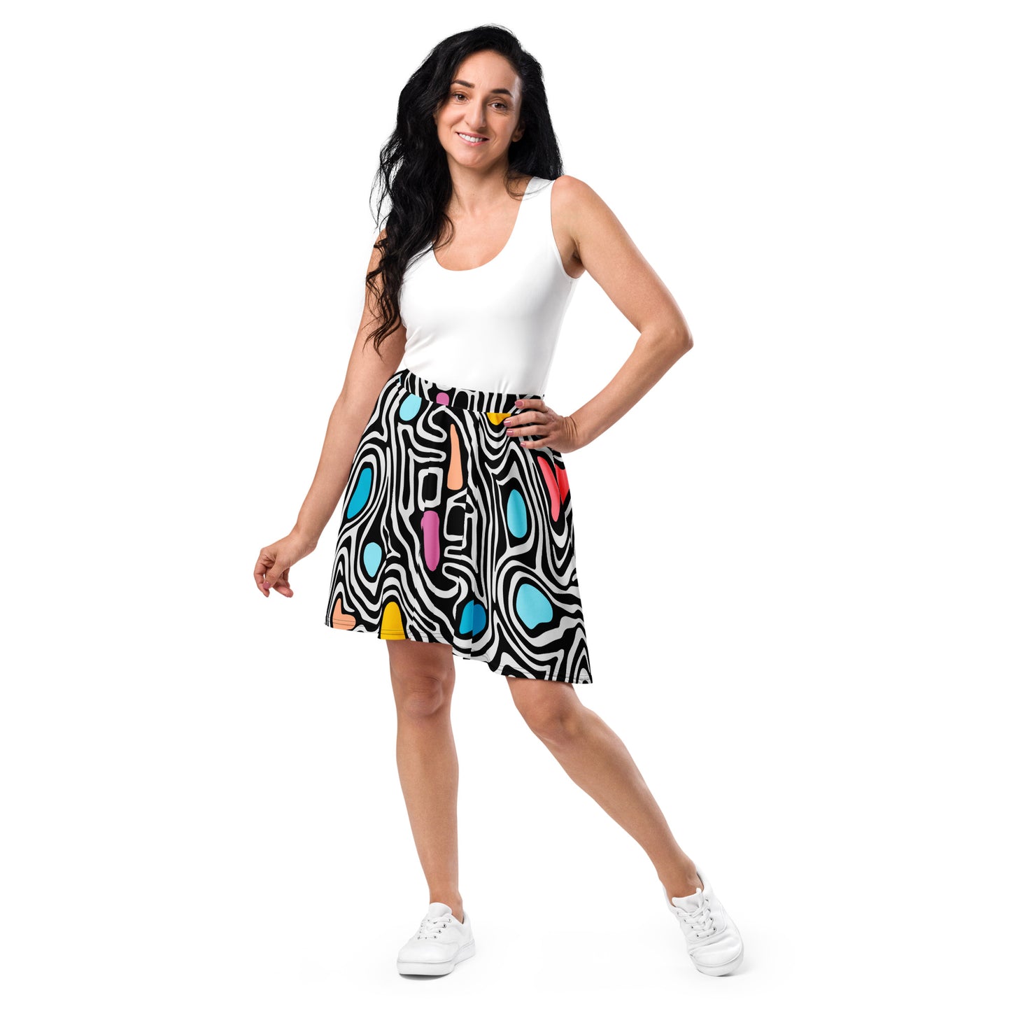 Zebra styled Skater Skirt