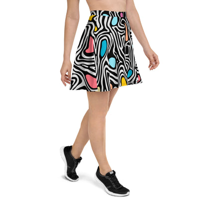 Zebra styled Skater Skirt