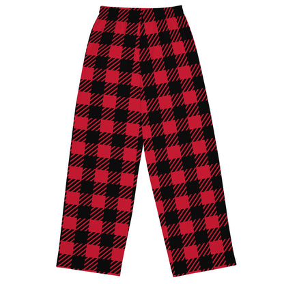 All-over print unisex wide-leg pajamas pants