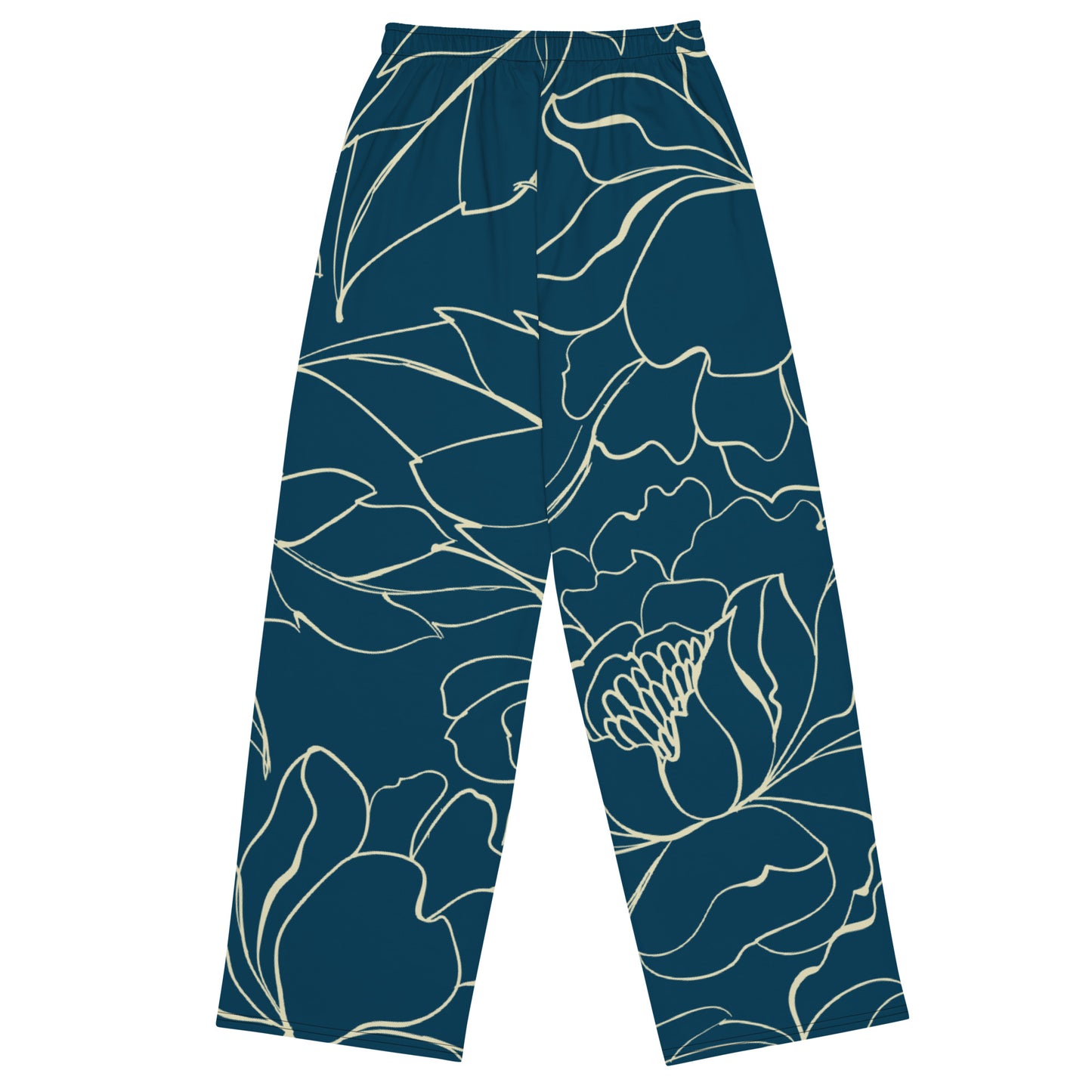 Tropical Midnight All-over print unisex wide-leg pants