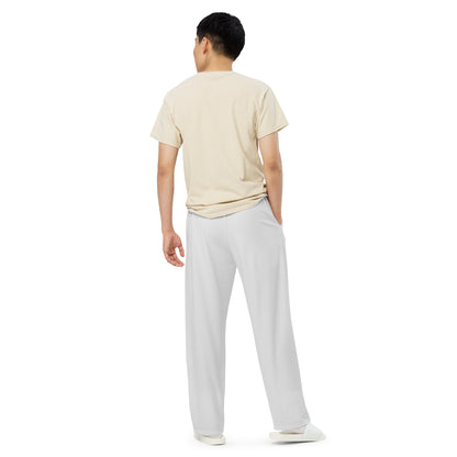 U.S.A All-over print unisex wide-leg pants