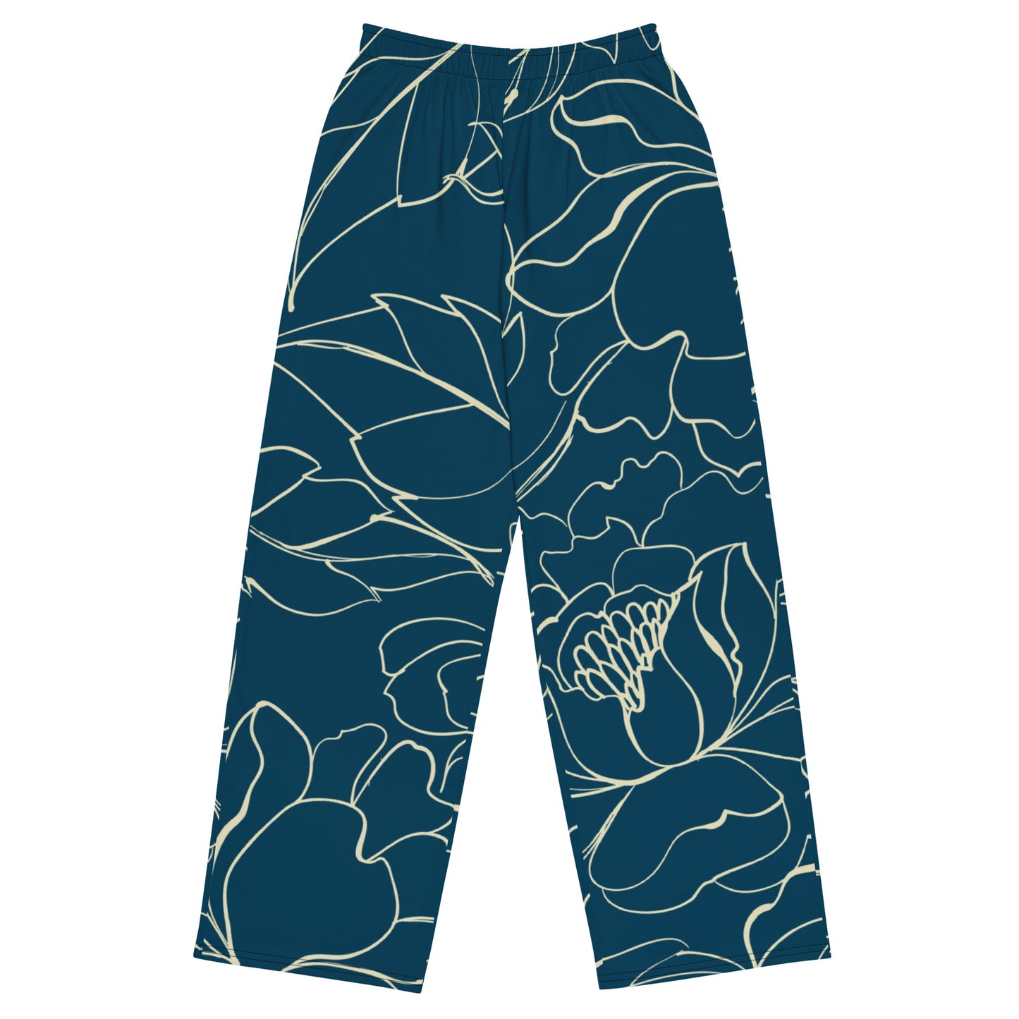 Tropical Midnight All-over print unisex wide-leg pants