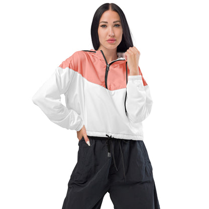 Pink Women’s cropped windbreaker