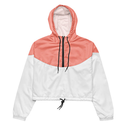 Pink Women’s cropped windbreaker