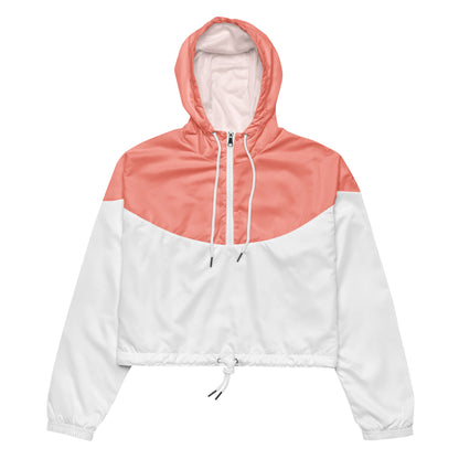 Pink Women’s cropped windbreaker